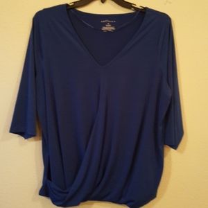 Royal blue blouse